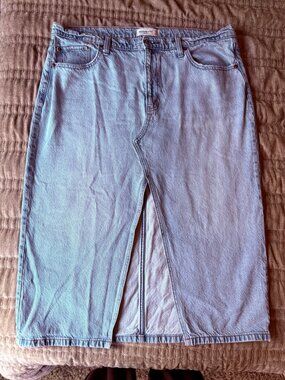 Abercrombie & Fitch Blue Denim Skirt – Classic Casual Jean Skirt